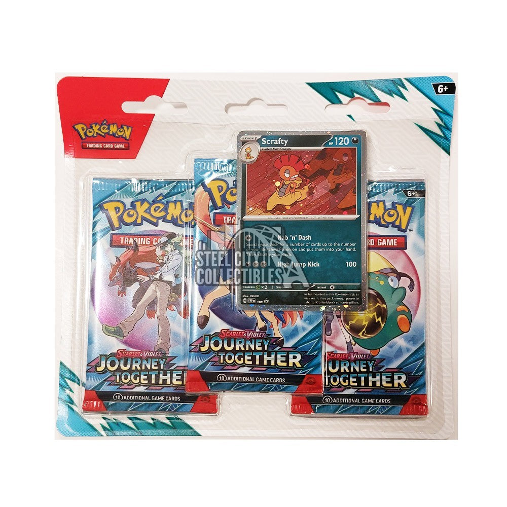 Pokemon Scarlet & Violet Journey Together 3-Pack Blister Case